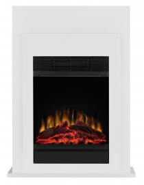 Dimplex Faber Schouw Bellini inclusief elektrische haard in de kleuren wit met OptiFlame vuur 24