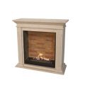 Cadiz fossilstone inclusief bio ethanol brander L (5820B) en inbouwunit steendecor 25