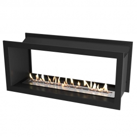 Firebox 1350 P/C Tunnel zwart Fascia incl. Slimline 1100 brander Icon Fires 25