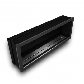 Firebox 1650 P/C zwart Fascia incl. Slimline 1400 brander 24