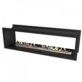 Firebox 2000 P/C Tunnel zwart Fascia incl. 2x Slimline 800 brander 24