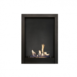 inbouwunit S Zwart met bio ethanol brander M ( 4120B ) Xaralyn 25
