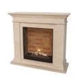 Kos fossilstone inclusief bio ethanol brander en inbouwunit met steendecor 25