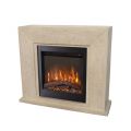 Nero fossilstone schouw inclusief Optiflame Levico 70 24