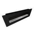 Nero Wall 1750 P/C zwart staal Fascia incl. Slimline 1400 brander Icon Fires 25